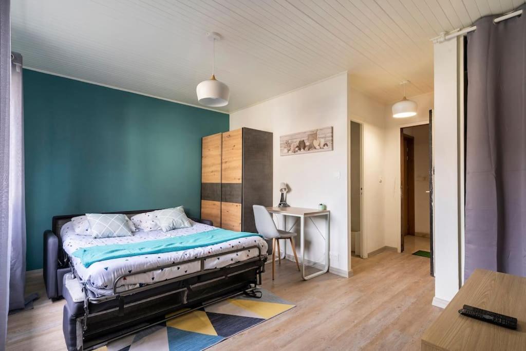 Studio Cosy Proche Du Centre + Parking Gratuit Cluses Buitenkant foto