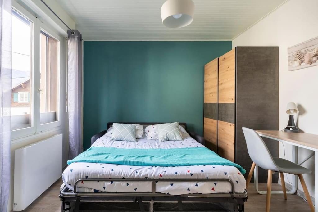 Studio Cosy Proche Du Centre + Parking Gratuit Cluses Buitenkant foto